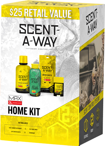 Hunters Specialties Scent-Away Home Kit - Odorless Body Wash, Antiperspirant, Laundry Detergent - View 2