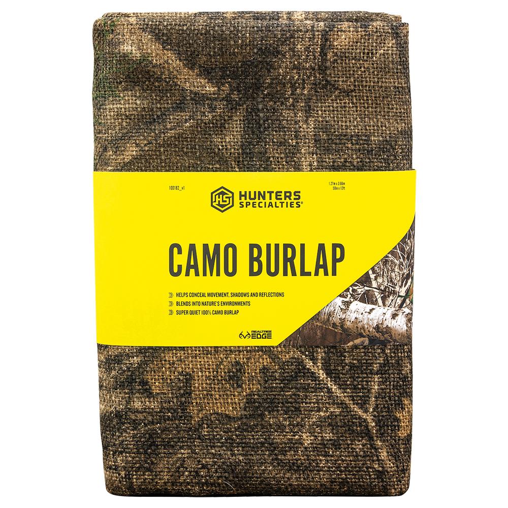 Hunters Specialties Realtree Edge Burlap 54x12 Ft Camo - Natural, Durable - View 2