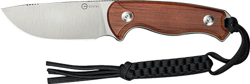 Civivi C230944 TimberBark 3.2" Fixed Knife Guibourtia Wood/Satin - View 2