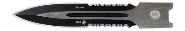TEMP L3-BR-43-1 LRG G3 ZINC BLK RUBBER DAGGER SER - TEMP