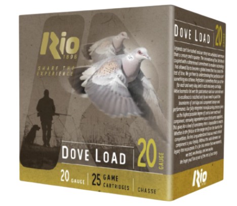 Rio Ammunition RDL208 Dove Load 20ga 2.75" 7/8oz #8 250/Cs