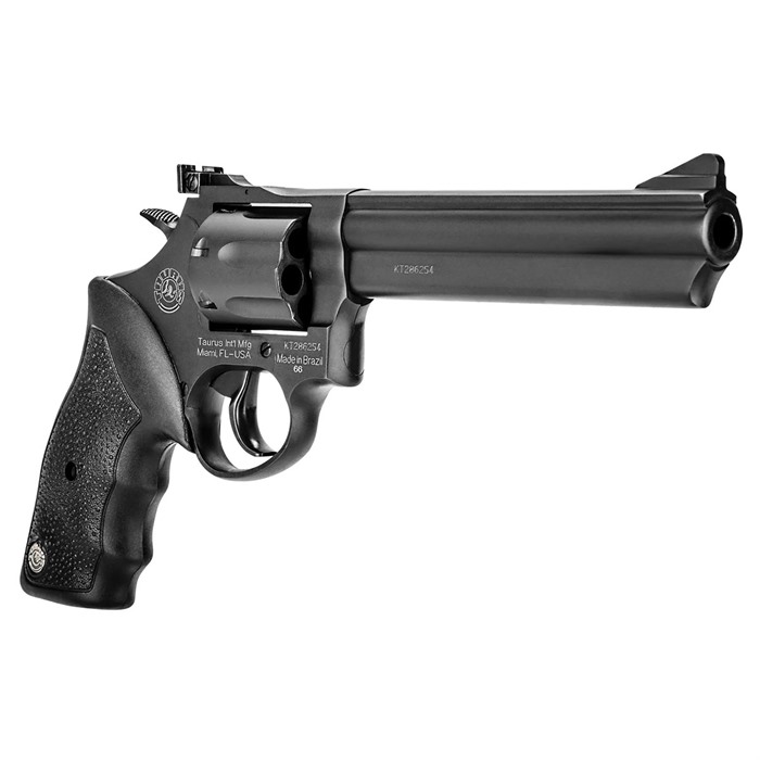 Taurus 2-660061 Revolver, .357 MAG Caliber, 7-Round Capacity, 6-Inch Barrel, Rubber Grip, Blue Finish, DA/SA Action, Fixed Front Sight, 40 oz Weight - View 3