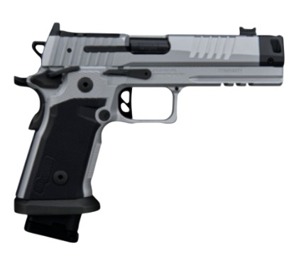 SIG SAUER 211F-9-GTO-SILVER P211 Quicksilver 9mm 4.4" Bull Barrel Silver Cerakote Semi-Auto Pistol - View 2