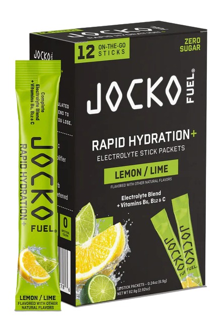 JOCKO 29278 RAPID HYDRATION POWDER LEMON LIME 6/12 - JOCKO