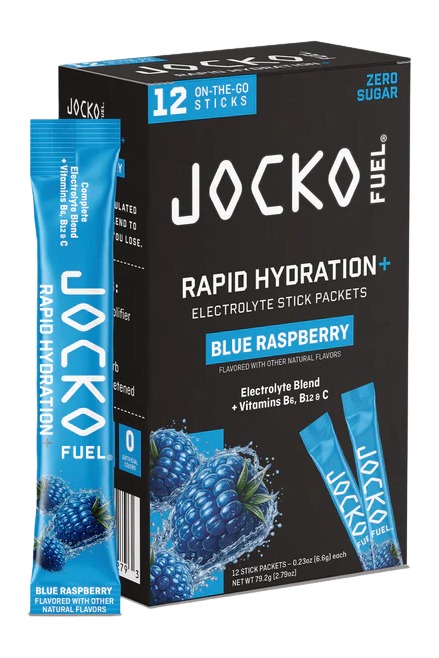 JOCKO 29279 RAPID HYDRATION POWDER RASPBERRY 6/12