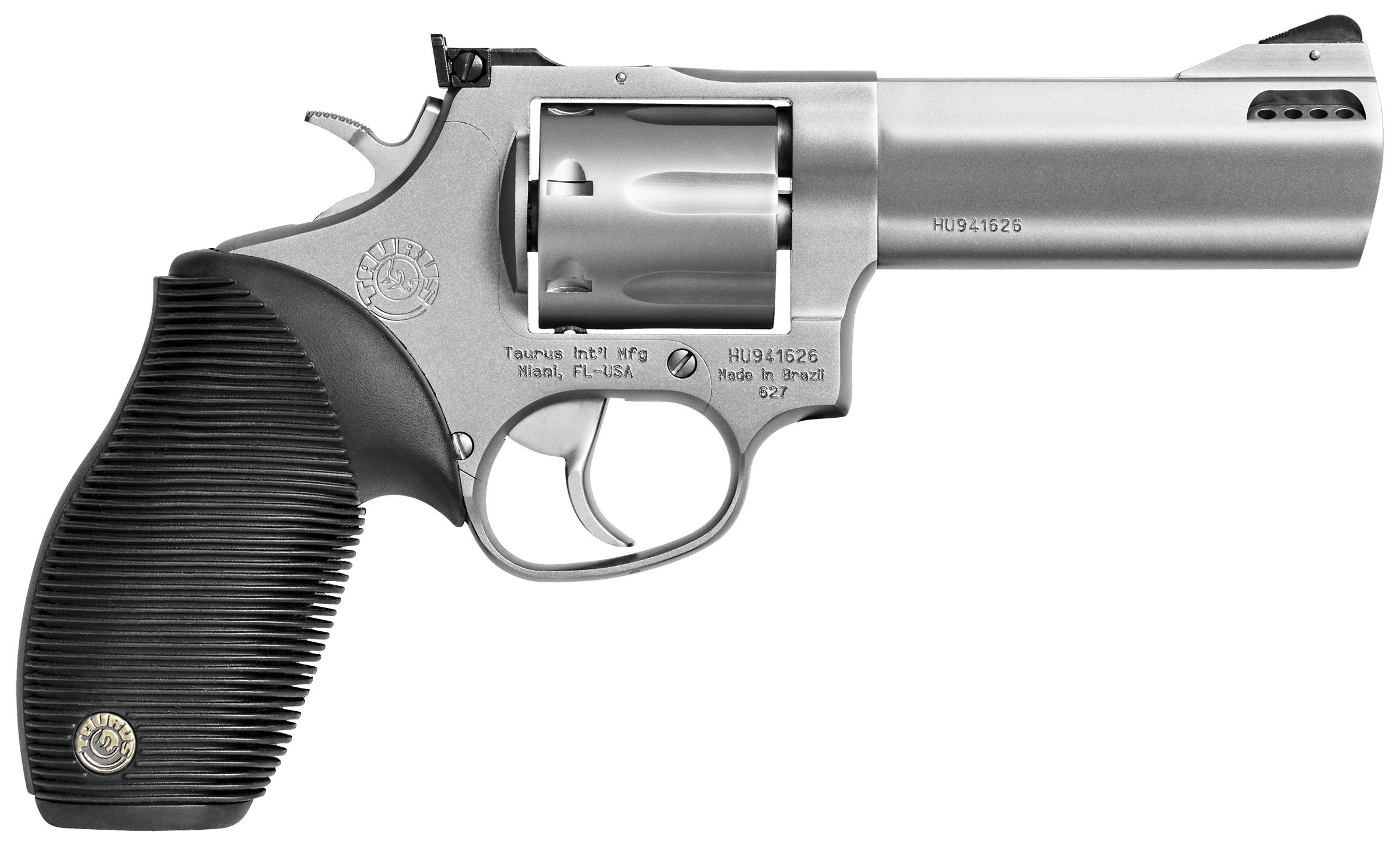 Taurus 2-627049 Tracker 627 Revolver, Stainless Steel, .357 MAG, 4-Inch Barrel, 7-Round Capacity, Ribber Grip, Compact Frame, DA/SA Action - View 2