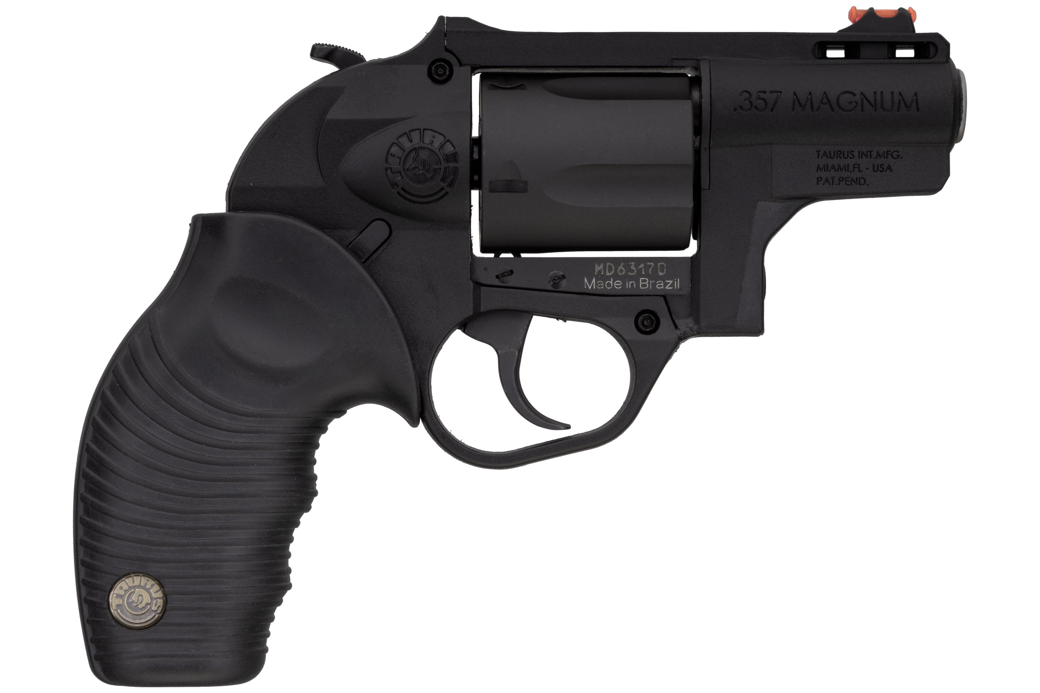 Taurus 605 Poly Protector Revolver - Black 357 Mag / 38 Spl +P 2" Barrel 5rd Rubber Grip Poly Frame - View 2