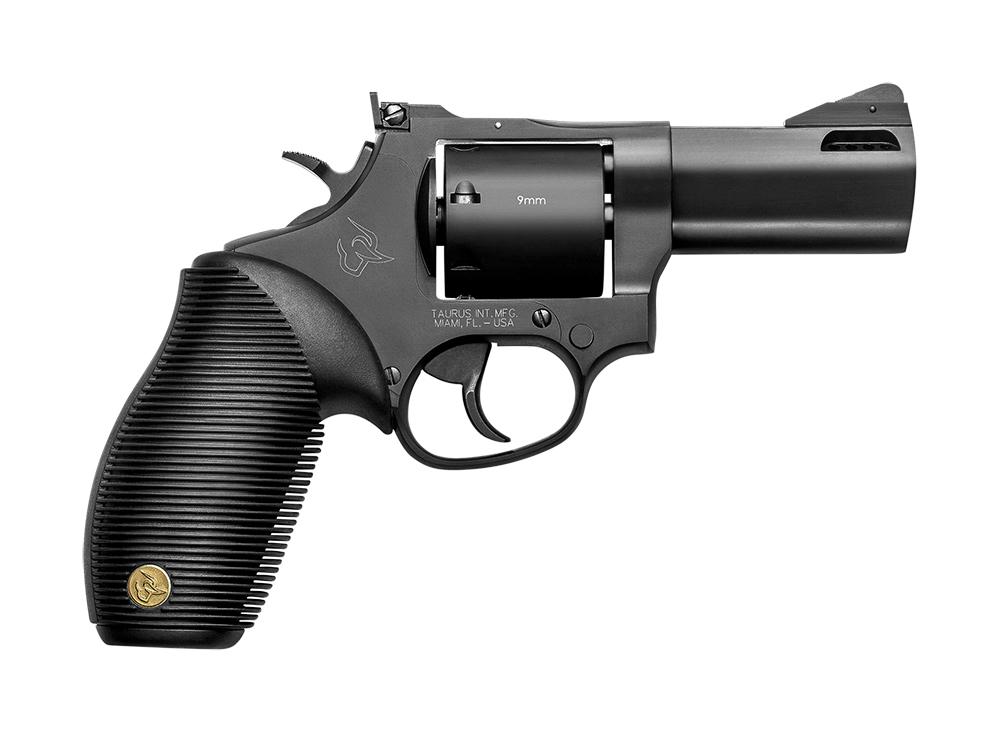 Taurus 692 Multi-Caliber Revolver, 3-inch Ported Barrel, Matte Black, 7-Round Capacity, Ribber Grip, Adjustable Sights, DA/SA Action - View 2
