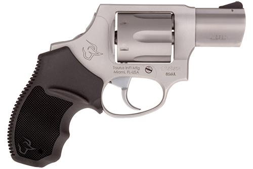 Taurus 856CH Ultra-Lite .38 Spl +P Revolver, 2" Barrel, 6-Round Capacity, Matte Stainless Steel, Concealed Hammer, Double Action, Rubber Grip - View 2