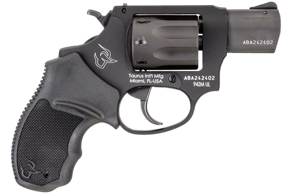 Taurus 942 Ultra-Lite 22WMR, 8-Round, 2" Barrel, Black Anodized Aluminum Frame, Rubber Grip - View 2