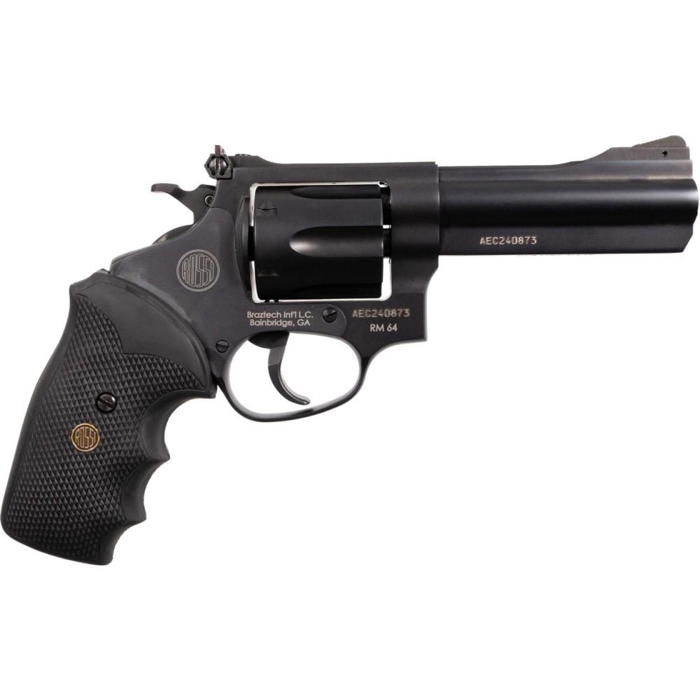 Rossi 2RM641 RM64 Revolver, Black Steel, .357 Magnum, 4-Inch Barrel, 6-Round Capacity, Textured Rubber Grip - View 2