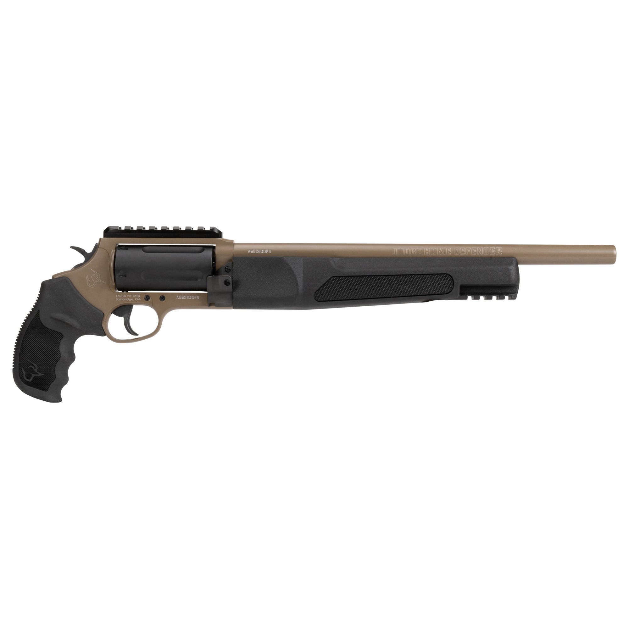 Taurus Judge Home Defender Revolver 410 Bore/45LC 3" Chamber 13" Barrel FDE - View 2