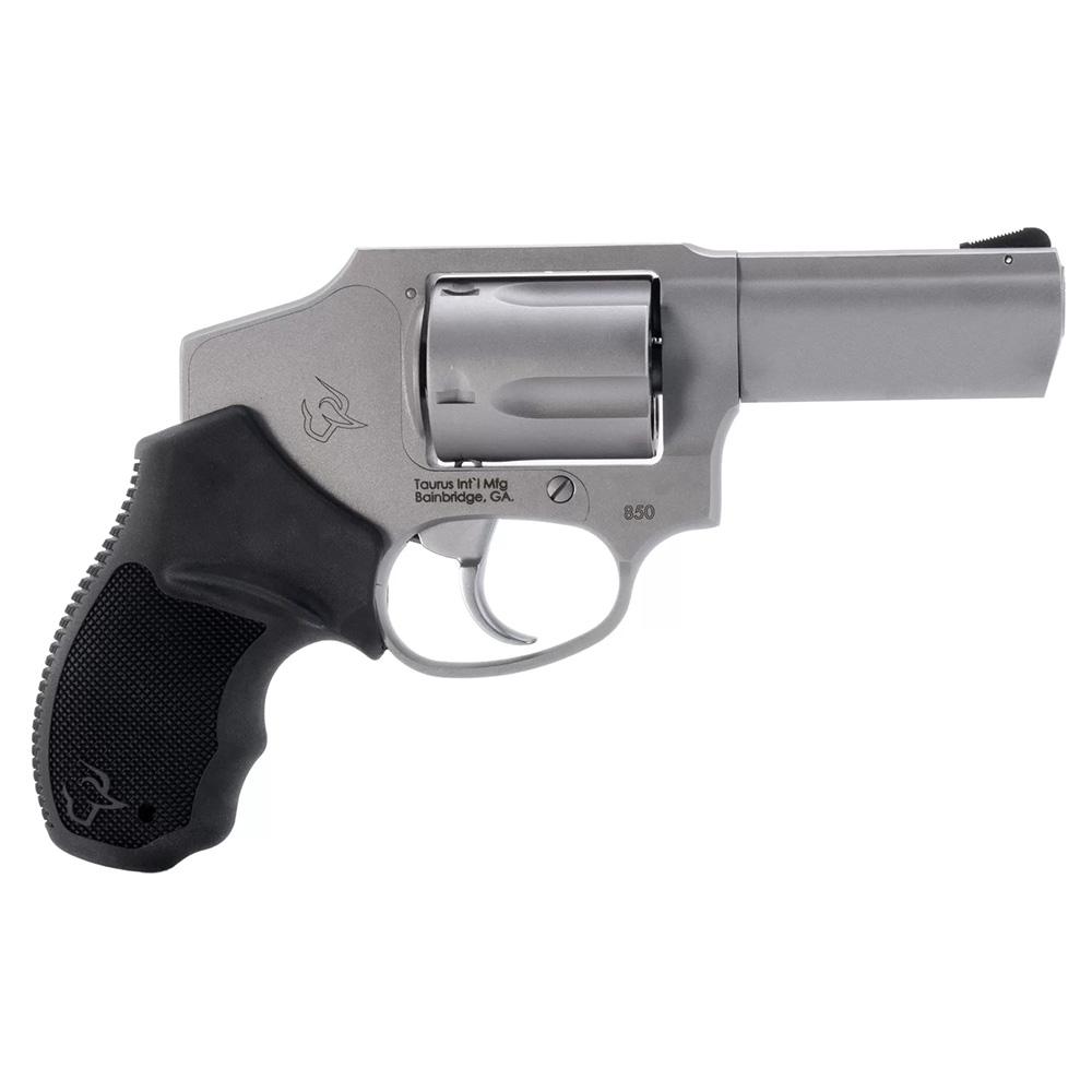 Taurus 850 38SPL Revolver 5RD Matte Black/Stainless Rubber Grip - View 2
