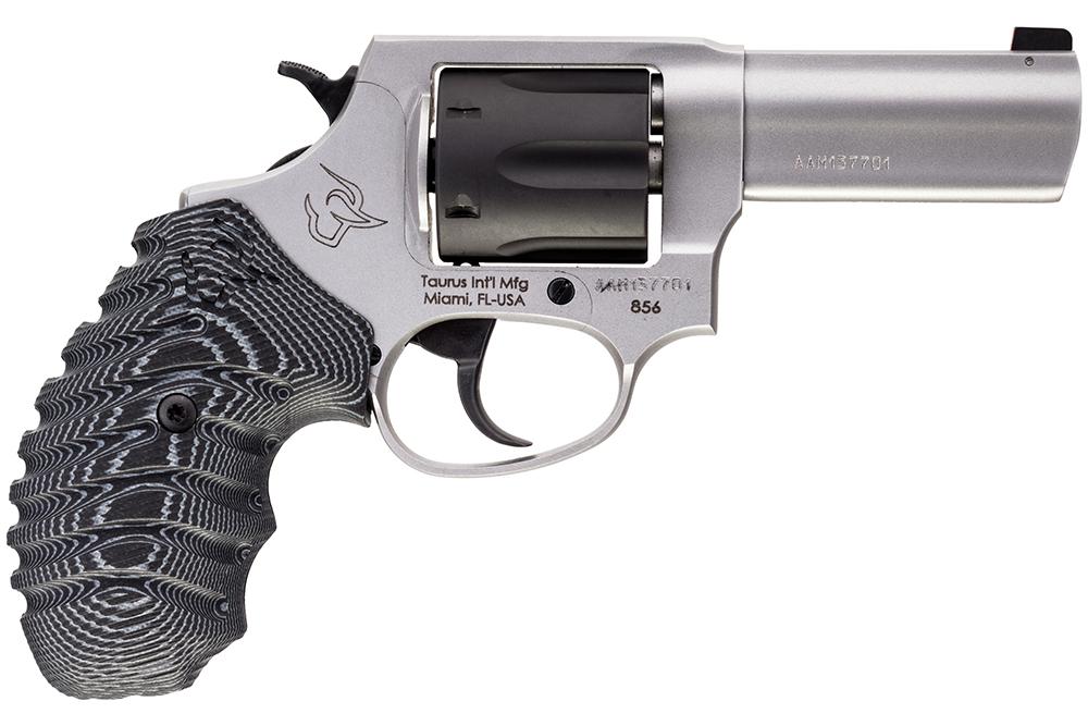 Taurus Defender 856 Revolver: Lightweight, Reliable, 38 SPECIAL +P, 6-Round, Night Sight, VZ Grips, Matte Stainless Finish - View 2