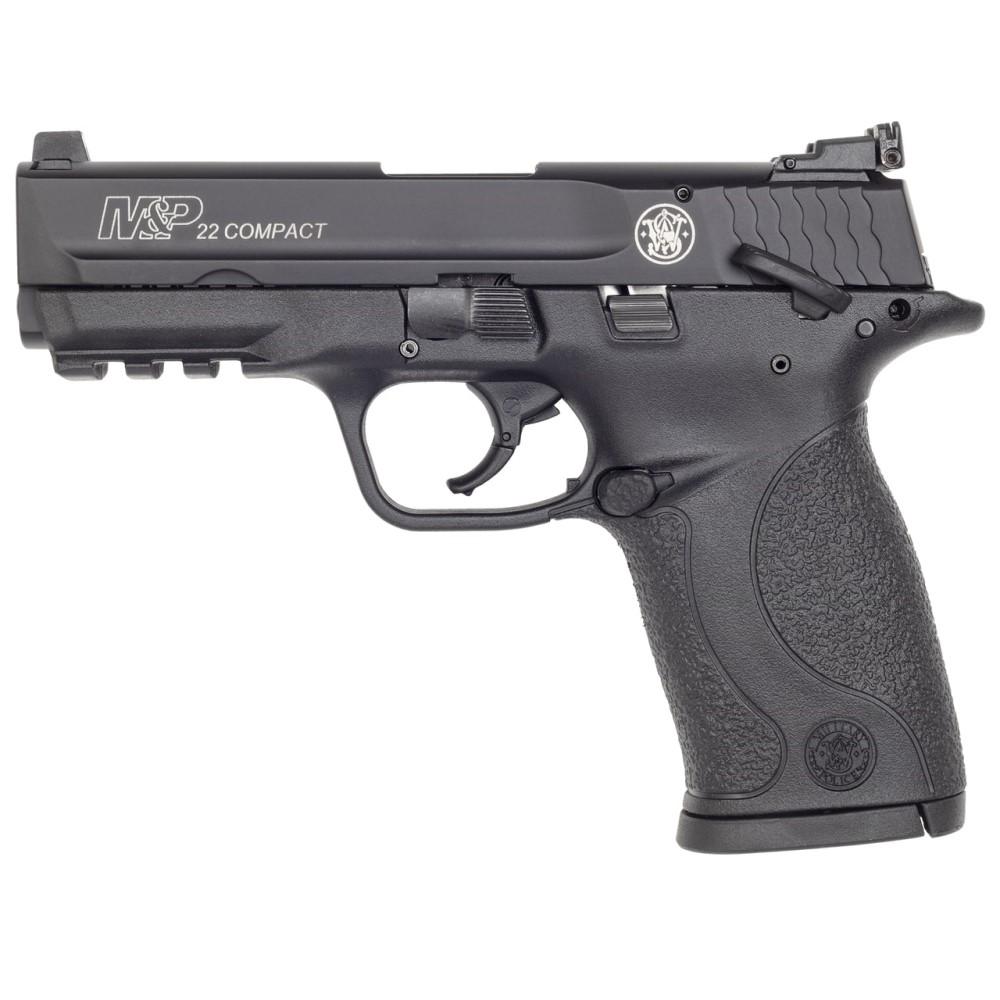 Smith & Wesson M&P22 Compact .22 LR 3.56 in Black Polymer 10rd SA - View 2