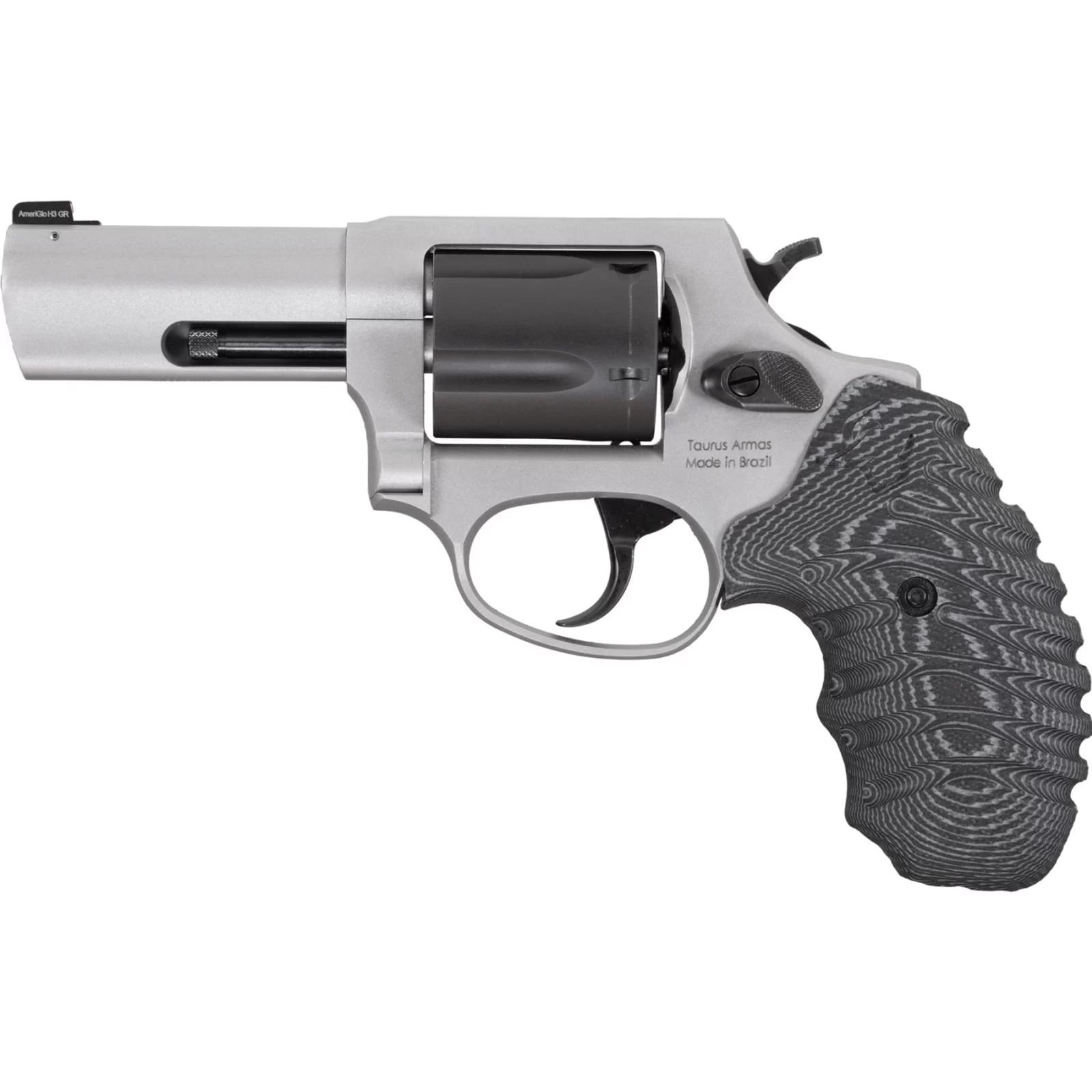 Taurus 605 Revolver, .357 Magnum, VZ Black/Gray Grip, Stainless Steel, 3-inch Barrel, 5-Round Capacity, Night Sight - View 2