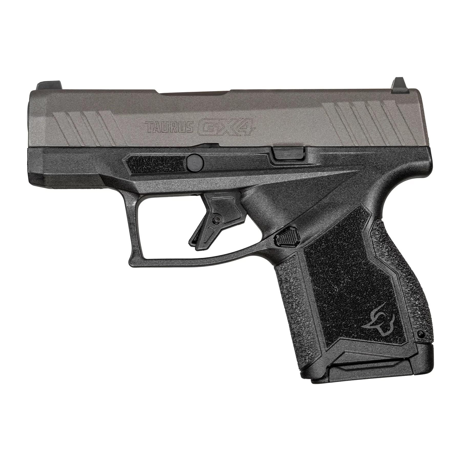 Taurus GX4 9mm Black/Tungsten Pistol: Striker-Fired, Single Action, 11-Round Capacity, 3.06" Barrel, Polymer Grip, Alloy Steel Slide - View 2