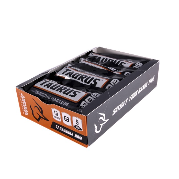 Taurus 389-0009-01 G3 Magazine Pop Display 15rd 9mm Luger Black Steel w/ - View 3