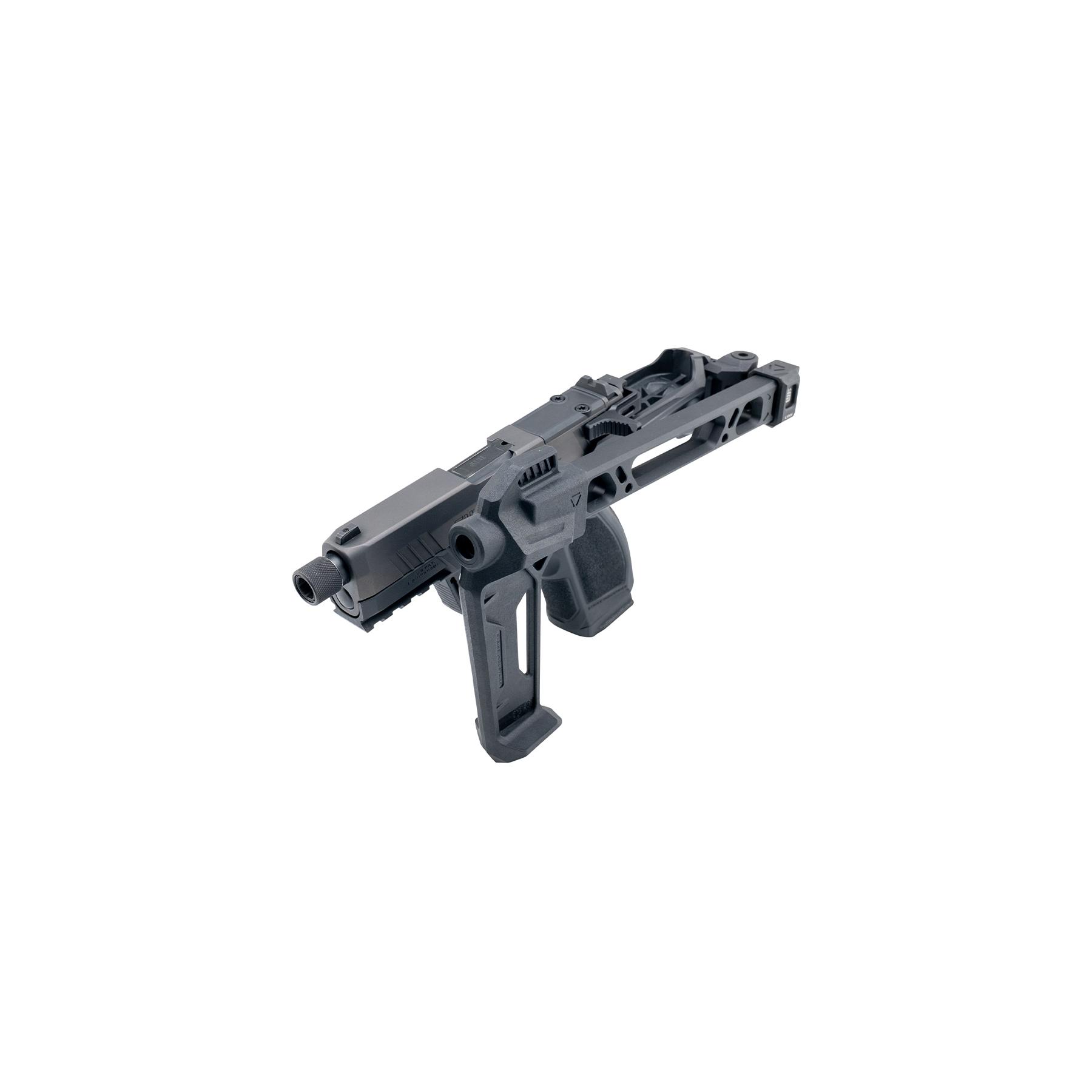 Taurus GX4 Strike Bravo Handgun 9mm Luge 10rd Magazines(2) 3.7 Threaded Barrel TORO SI Frame w/Brace - View 2