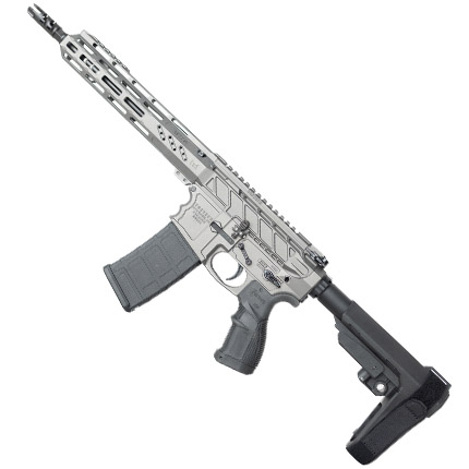 FosTech STEALTH RAPTOR PISTOL 10.5" 300BLK GRY 10.5" Barrel, 10" Mach 2 Handguard, Sba 3 Brace, Sabre Grip, 300 Blk - View 2