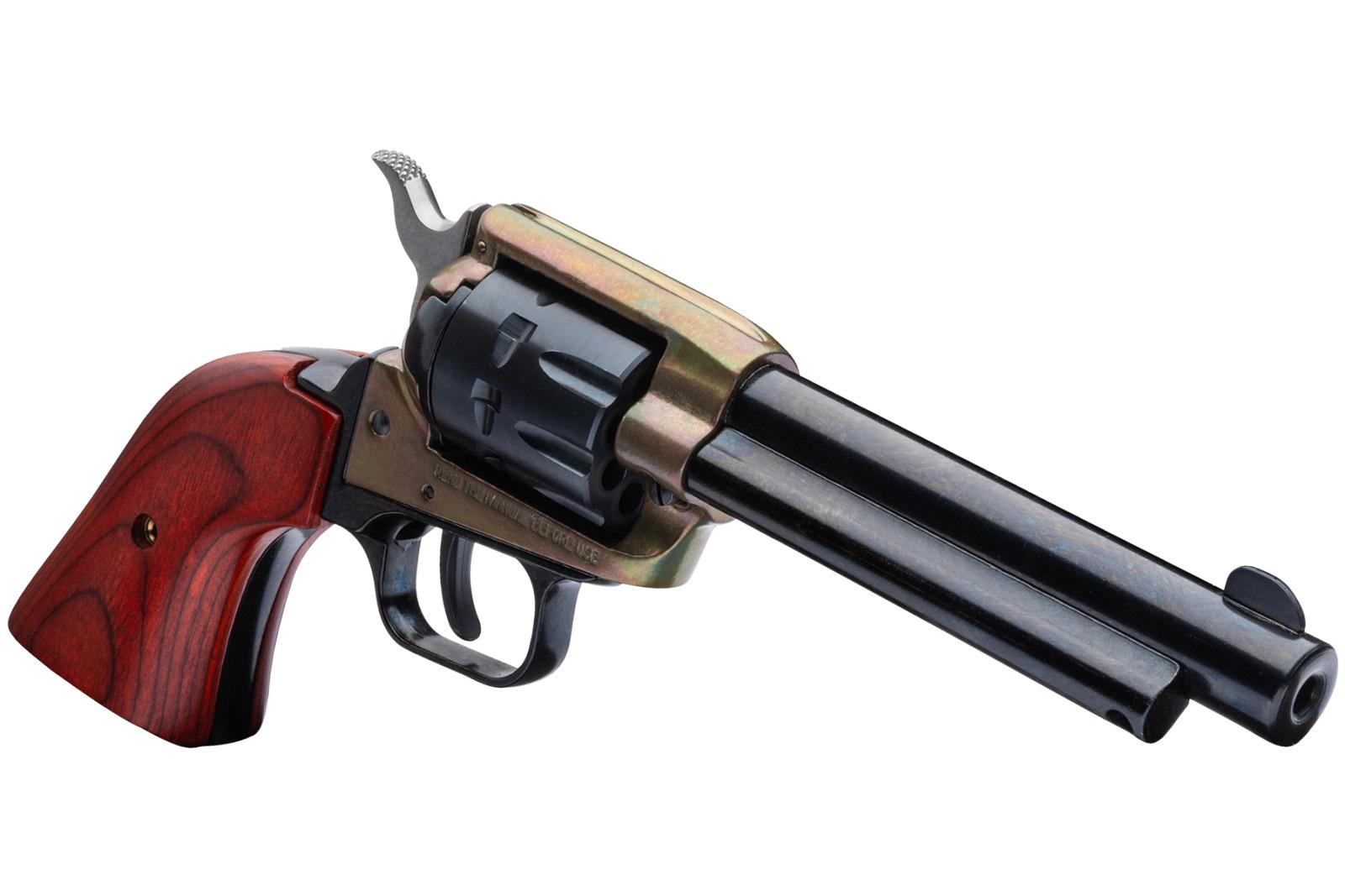Heritage Rough Rider .22 LR, 4.75" Barrel, Blue Finish, Cocobolo Grips, 9-Round Capacity, Aluminum Alloy Frame - View 2