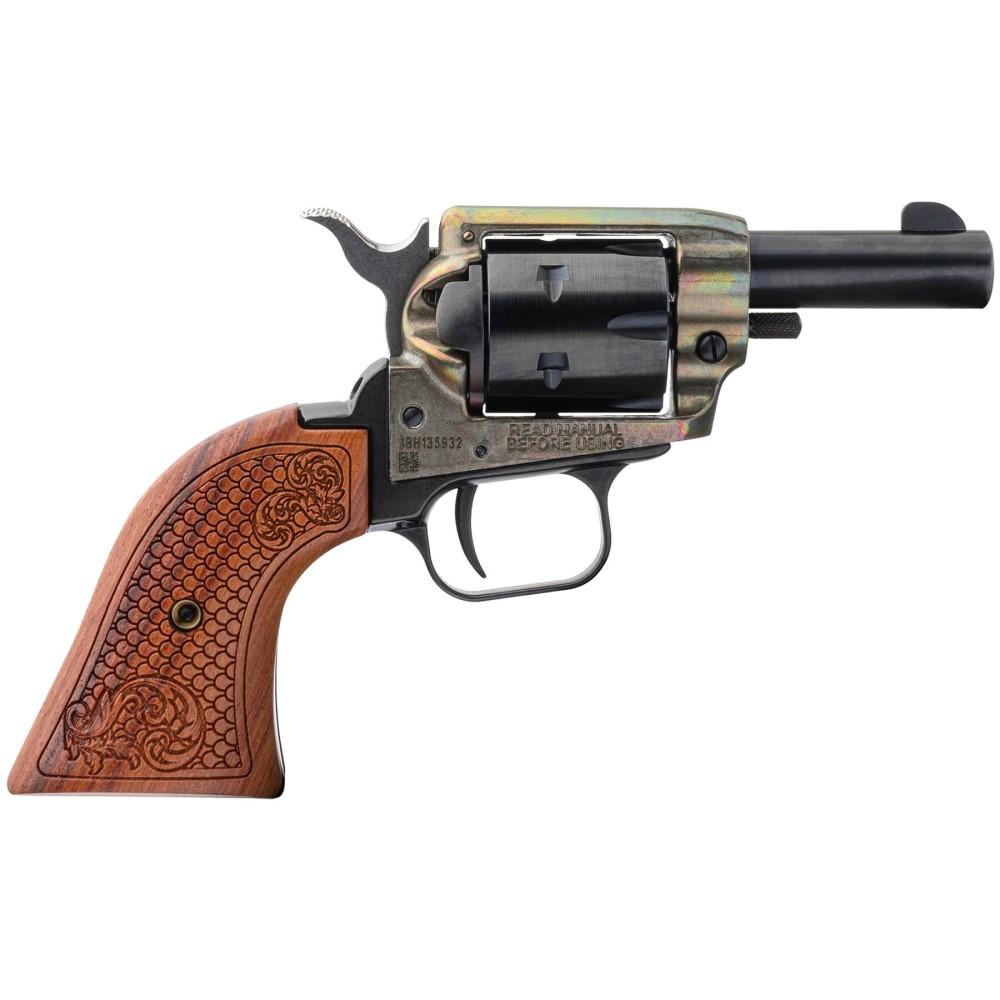 Heritage Manufacturing Barkeep 22LR 3" Barrel SCROLLED Wood Grips 6-Shot - View 2