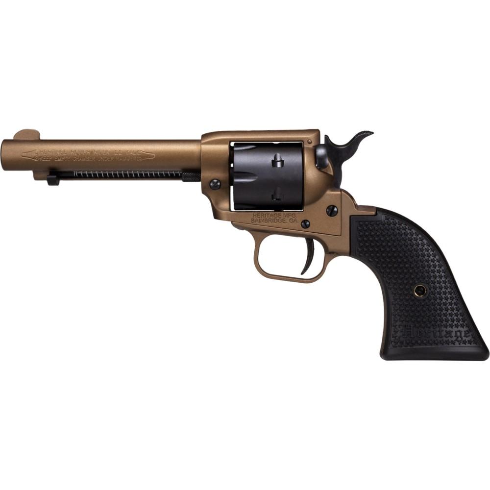 Heritage Mfg SRR22A4 Rough Rider 22 LR 6 Shot 4.75" Burnt Bronze... - View 2