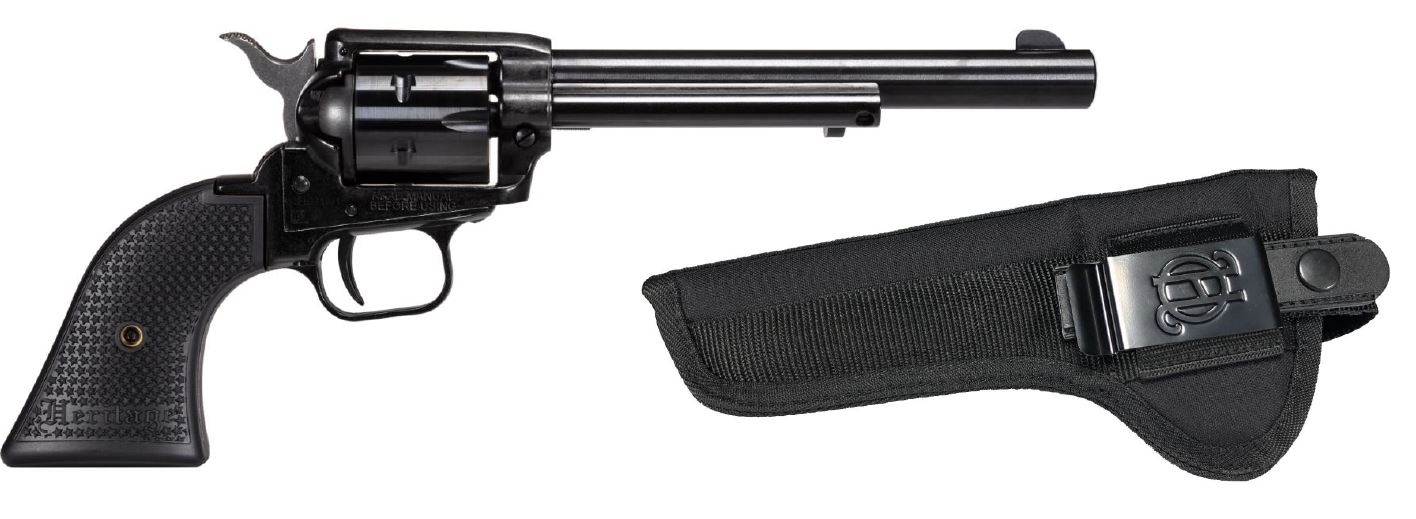 Heritage Mfg RR22B6PGHOL Rough Rider 22 LR 6 Shot 6.50" Black Oxide... - View 2