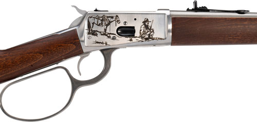 Heritage H92044189-EN2 .44 Mag 18" SS/Hardwood Engraved Lever Rifle - View 2