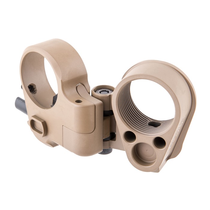 Law Tactical GEN3-M AR-15 Folding Stock Adapter FDE - View 3