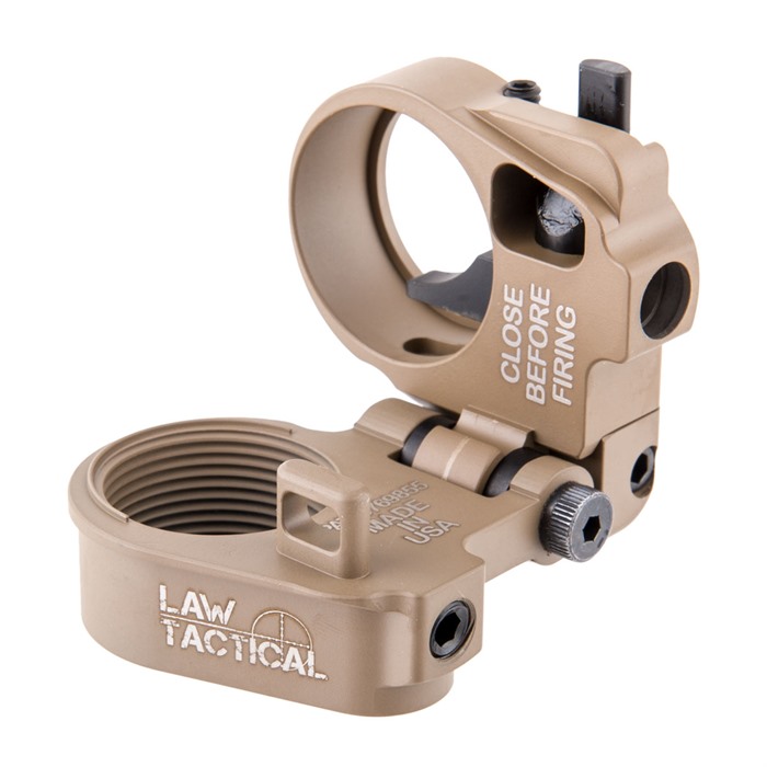 Law Tactical GEN3-M AR-15 Folding Stock Adapter FDE - View 4