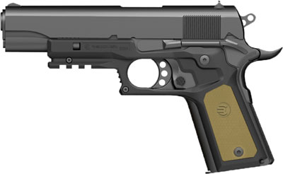 Recover Tactical CC3P0102 Frame Grip Black Polymer with Interchangeable - View 2