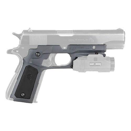 Recover Tactical CC3P0401 Gray Polymer Frame Grip for 1911 Standard Frame - View 2