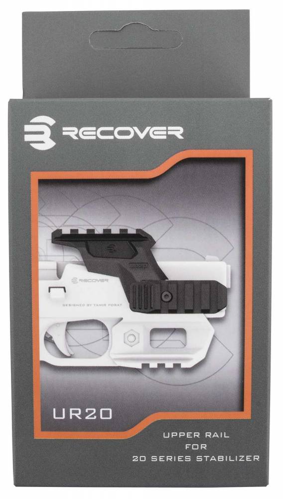 Recover Tactical UR2001 Brace Upper Rail Black Polymer Picatinny 20/20 Series - View 2