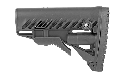 FAB Defense FXGLR16B GLR-16 Buttstock AR-15/M16 Black Polymer Storage - View 2