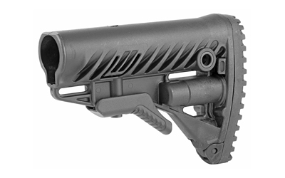 FAB Defense FXGLR16B GLR-16 Buttstock AR-15/M16 Black Polymer Storage - View 4