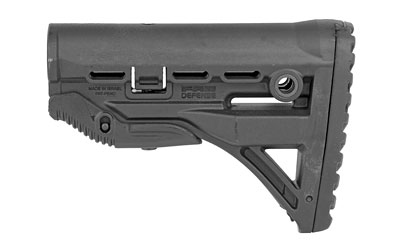 FAB Defense GL-SHOCK Buttstock M4/M16 Anti-Rattle Black Polymer - View 2