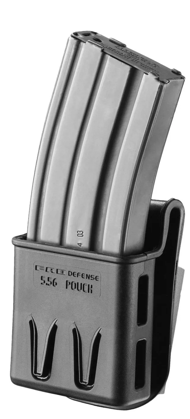 FAB Defense FX556P M4 Mag Pouch Black Polymer Ambidextrous Belt Mount - View 2