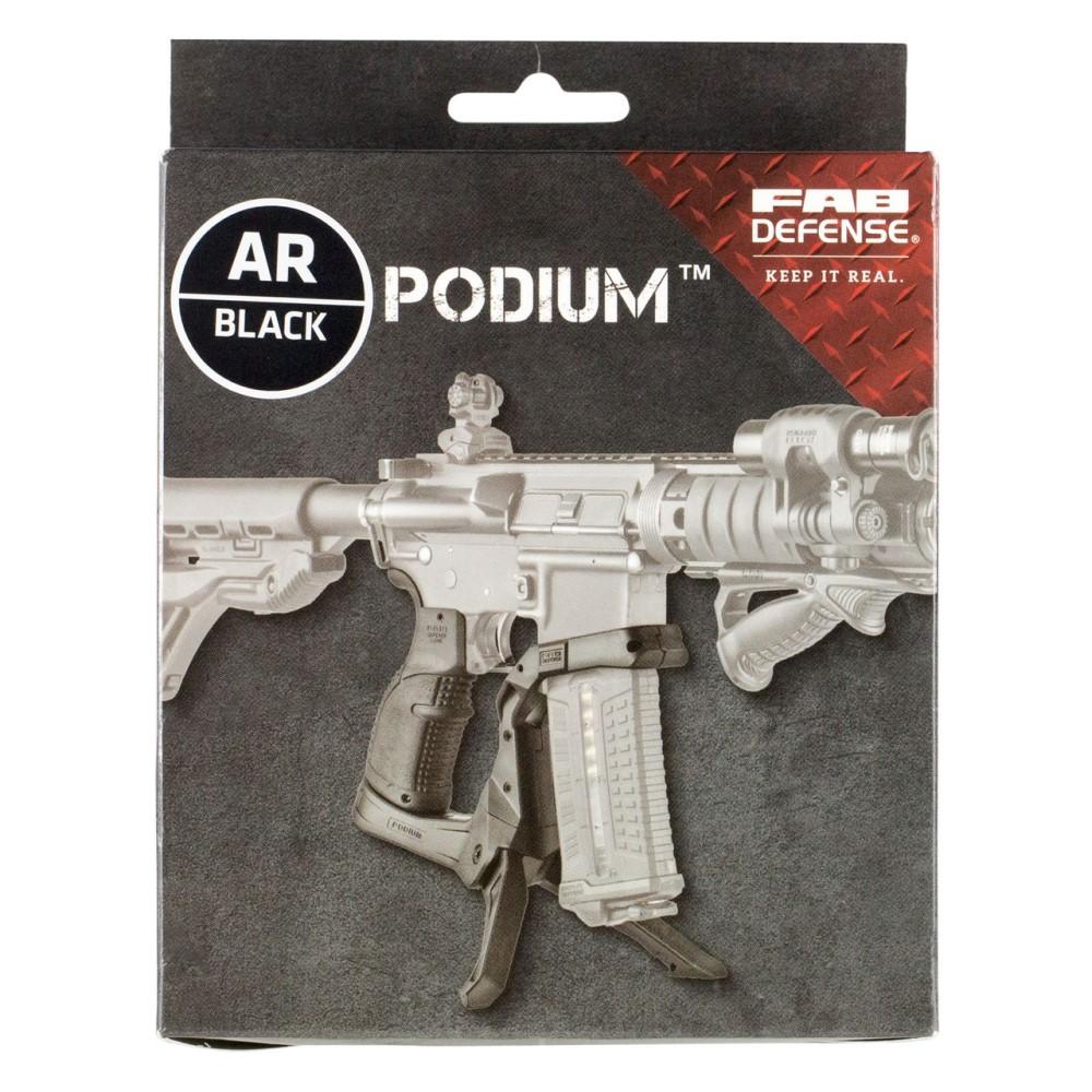 FAB Defense FXARPODB AR-Podium Bi-Pod for AR-15/M16 Black Polymer - View 2