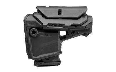 FAB Defense FXGLCOREMAGCPB AR-15 Stock w/Mag Carrier & Cheek Riser Black - View 2