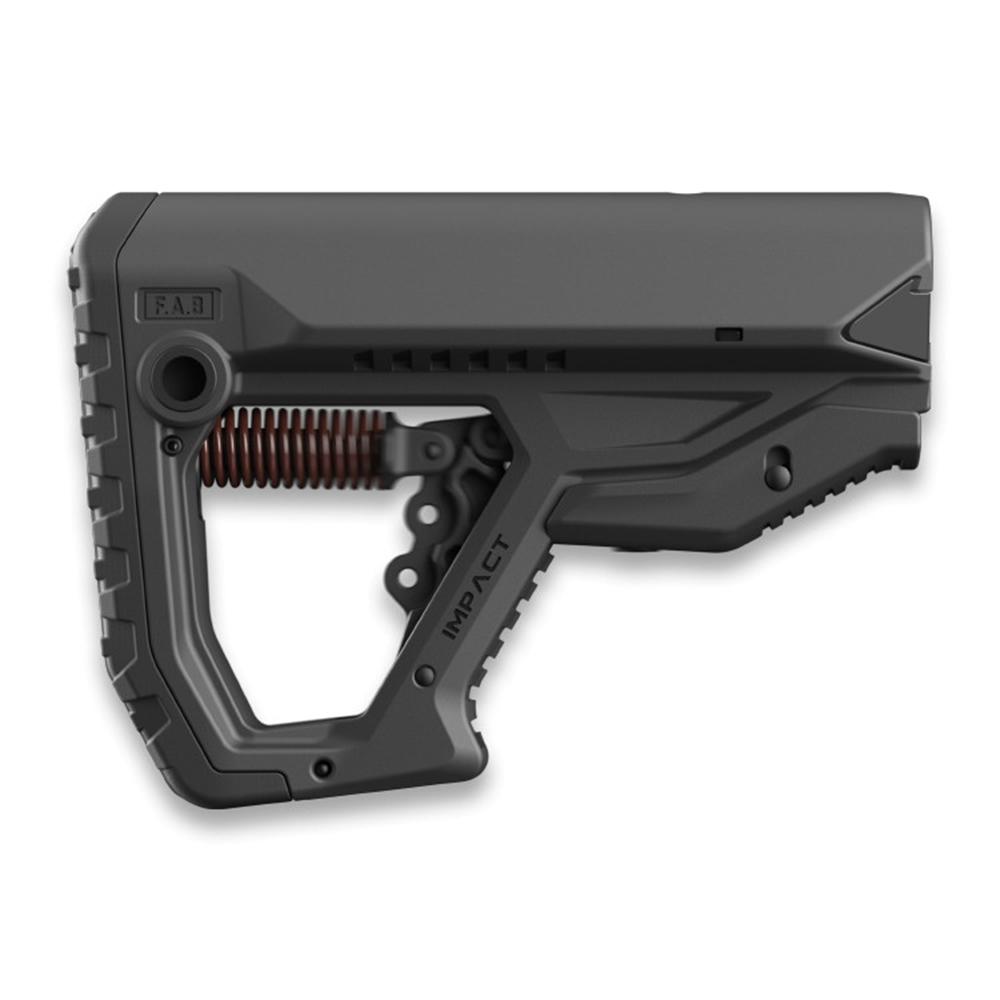 FAB Defense FXCIMPACTB GL-CORE IMPACT Buttstock Black, Recoil Reduction - View 2