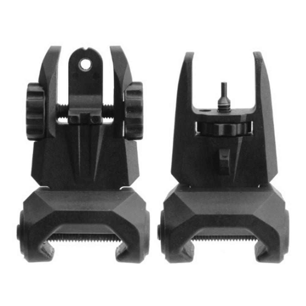 TacFire Tactical Polymer Front And Rear Flip Up Sight Set - View 2