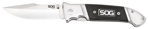 S.O.G SOG-FF38-CP Fielder 3.30" Folding Clip Point Plain Satin... - View 2