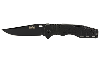 SOG SOG-FF1101-C Salute Mini 3.1" Folding Knife Black Oxide G10 Handle - View 2
