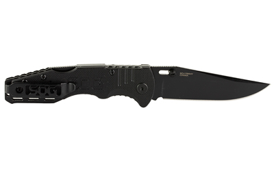 SOG SOG-FF1101-C Salute Mini 3.1" Folding Knife Black Oxide G10 Handle - View 3