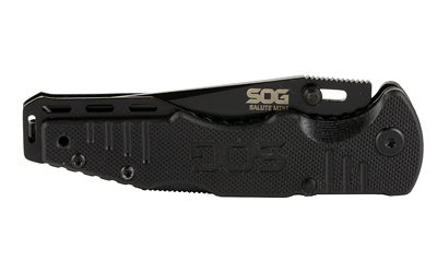 SOG SOG-FF1101-C Salute Mini 3.1" Folding Knife Black Oxide G10 Handle - View 4