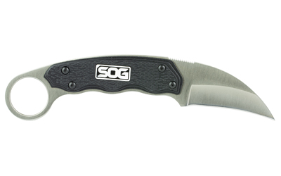SOG SOG-GB1001-C Gambit 2.58" Sheepsfoot Blade Black Handle with Sheath - View 3