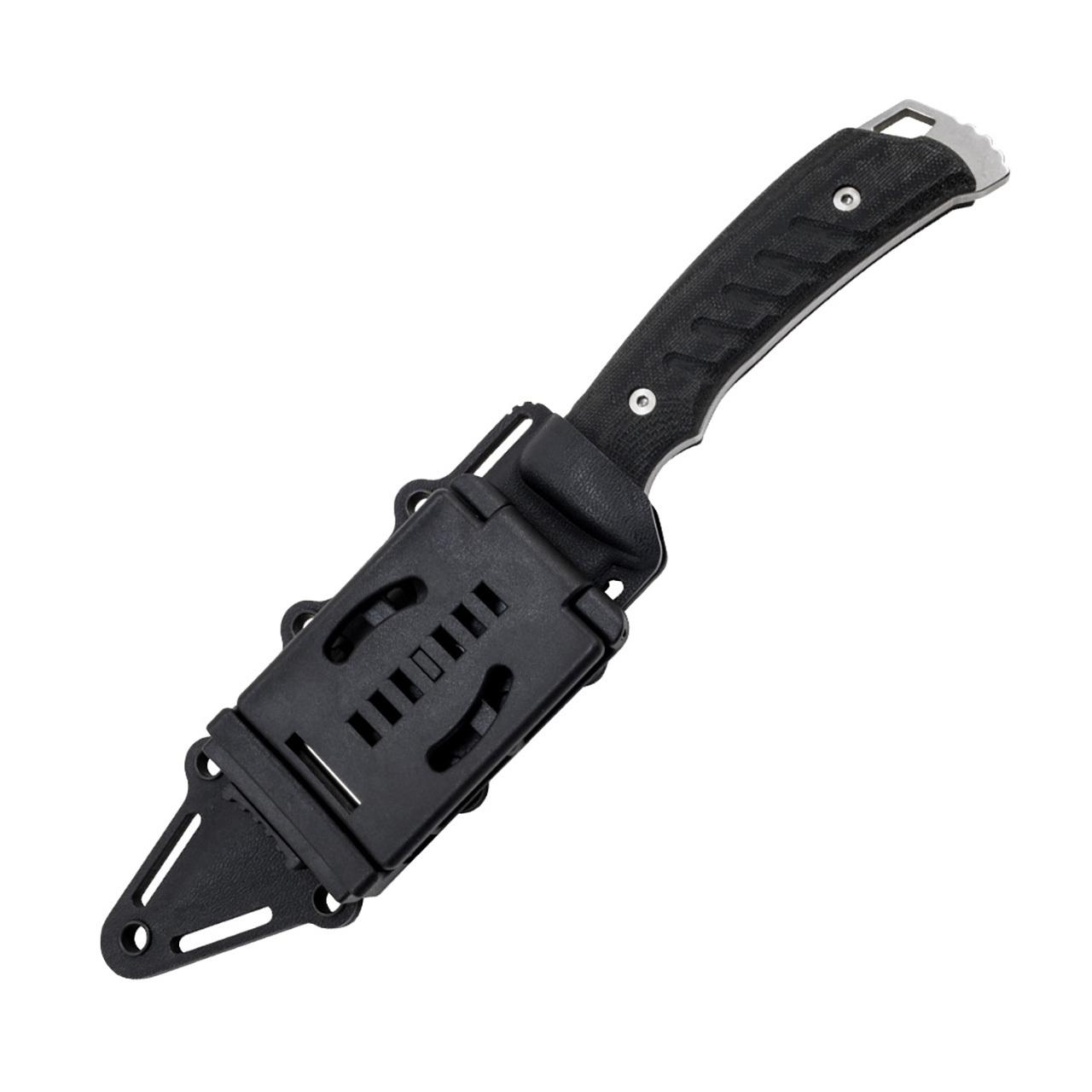SOG Pillar USA-Made 5" Clip Point Fixed Blade Knife - S35VN Steel, Micarta Handle - View 2