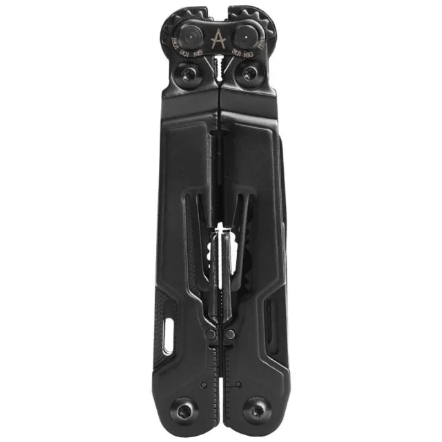 SOG PP1002-CP Powerpint Black 18-Tool Multitool with Serrated Blade - View 2