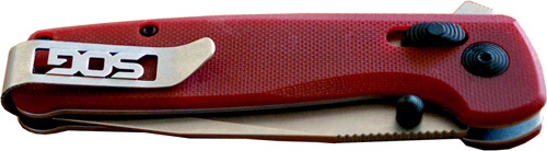 SOG Terminus XR G10 2.95" Crimson Blade - D2 Steel, EDC Folding Knife - View 2